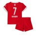 Billige Bayern Munich Serge Gnabry #7 Hjemmetrøye Barn 2022-23 Kortermet (+ korte bukser)